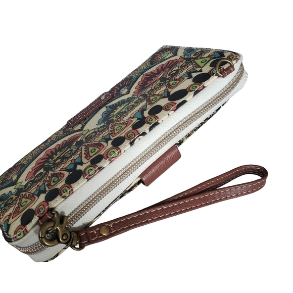 Sakroots Wristler Wallet Ethnic Tirbal One World Design - Picture 6 of 10
